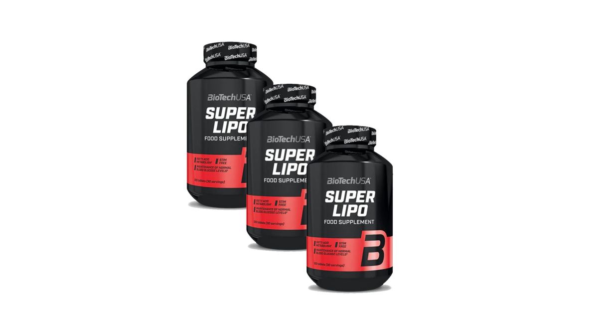 BioTech USA SUPER LIPO (KORÁBBAN SUPER FAT BURNER) CSOMAG 3 x 120