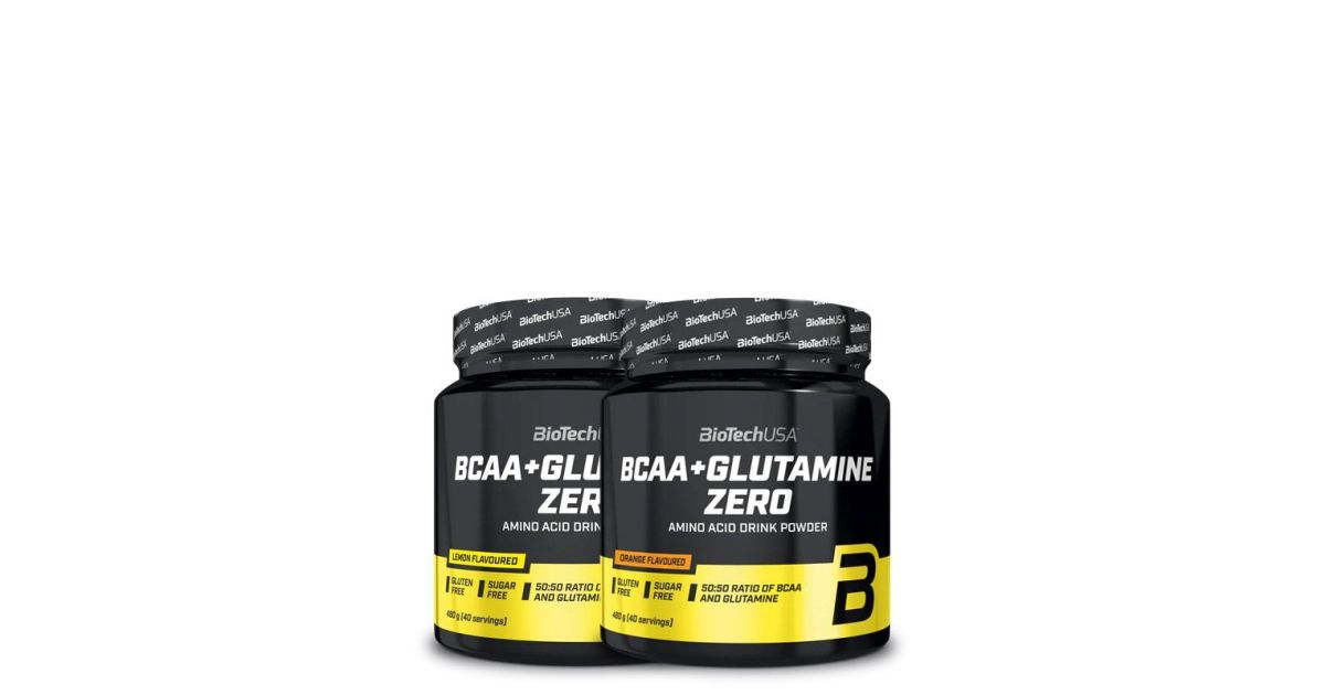 BioTech USA BCAA+GLUTAMINE ZERO BCAA+GLUTAMIN ITALPOR 2 X 480 G