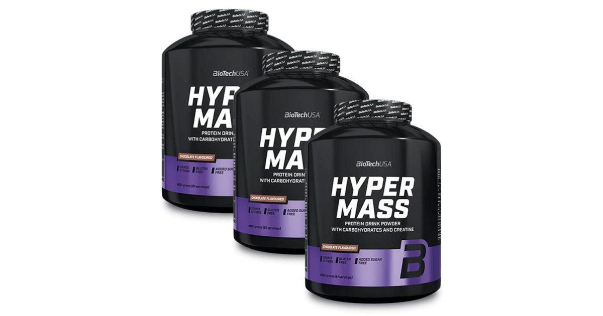 BioTech USA HYPER MASS PROTEIN CARB FUSION 3 x 4000 G gymstore