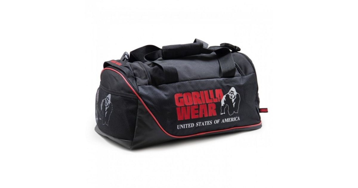 GORILLA WEAR JEROME GYM BAG BLACK/RED JEROME EDZŐTÁSKA FEKETE