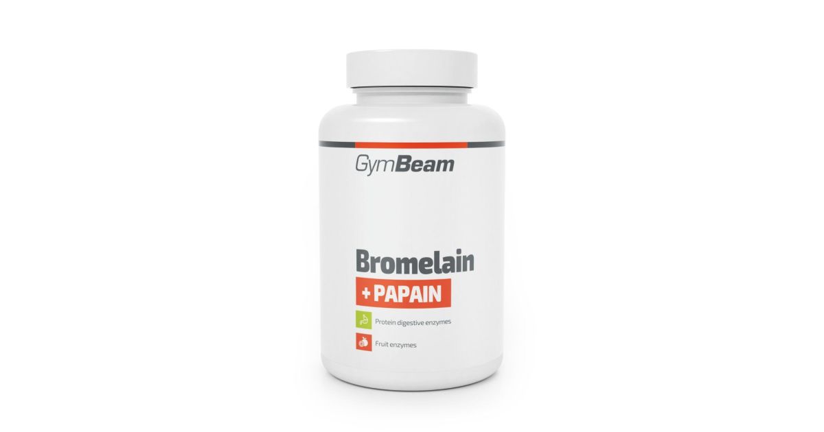 GYMBEAM BROMELAIN + PAPAIN 90 KAPSZULA gymstore.hu Fitness és Bodybuilding áruház