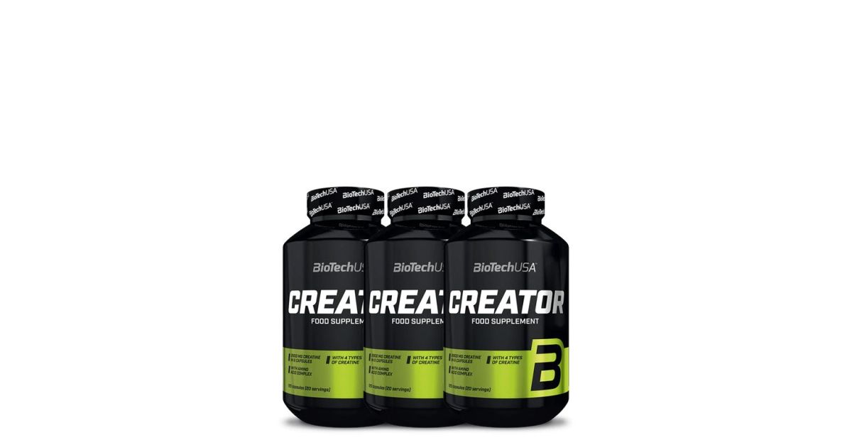 BioTech USA - CREA.TOR - NEXT GENERATION CREATINE - 3 X 120 KAPSZULA ...