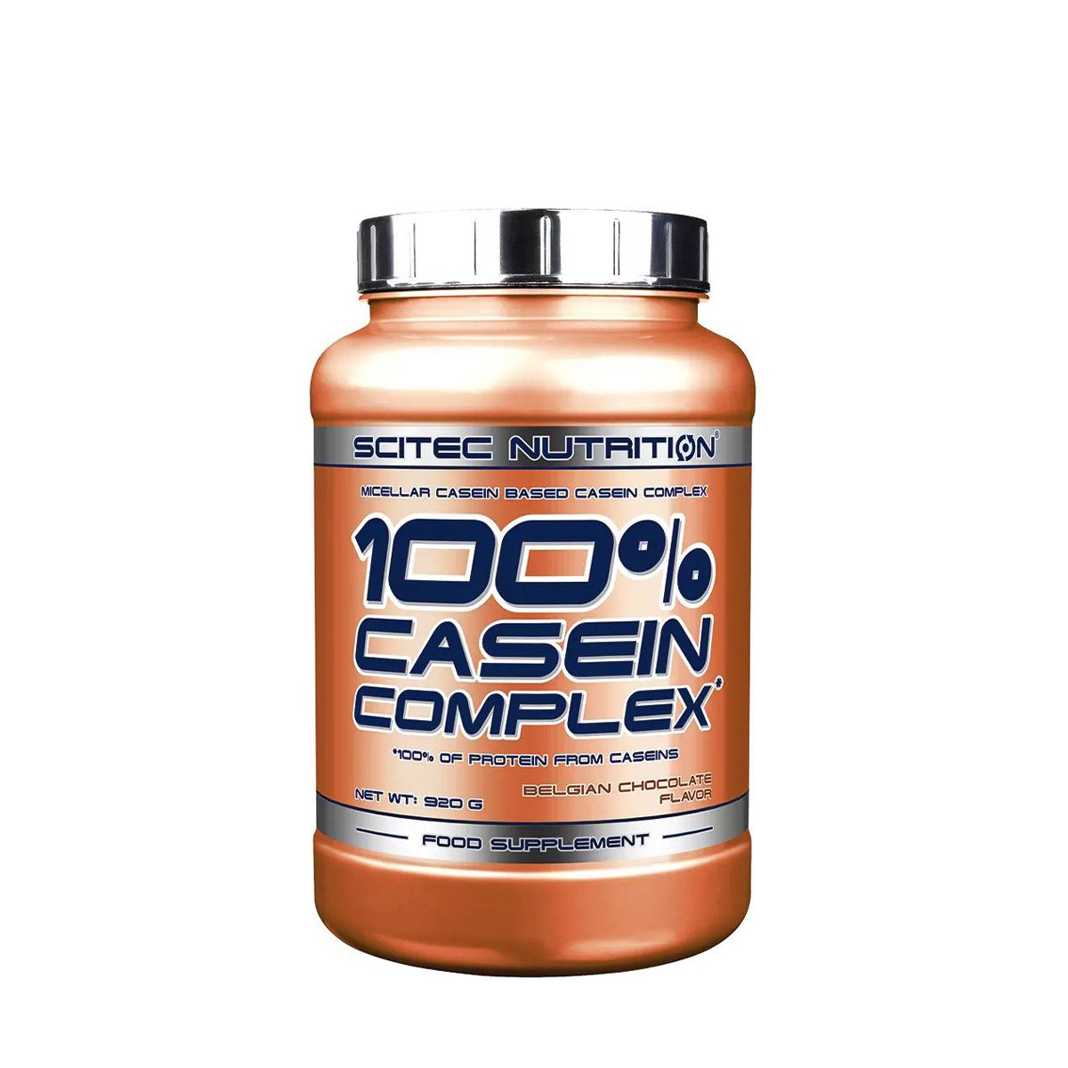 SCITEC NUTRITION - 100% CASEIN COMPLEX - MICELLAR CASEIN BASED CASEIN COMPLEX - 920 G