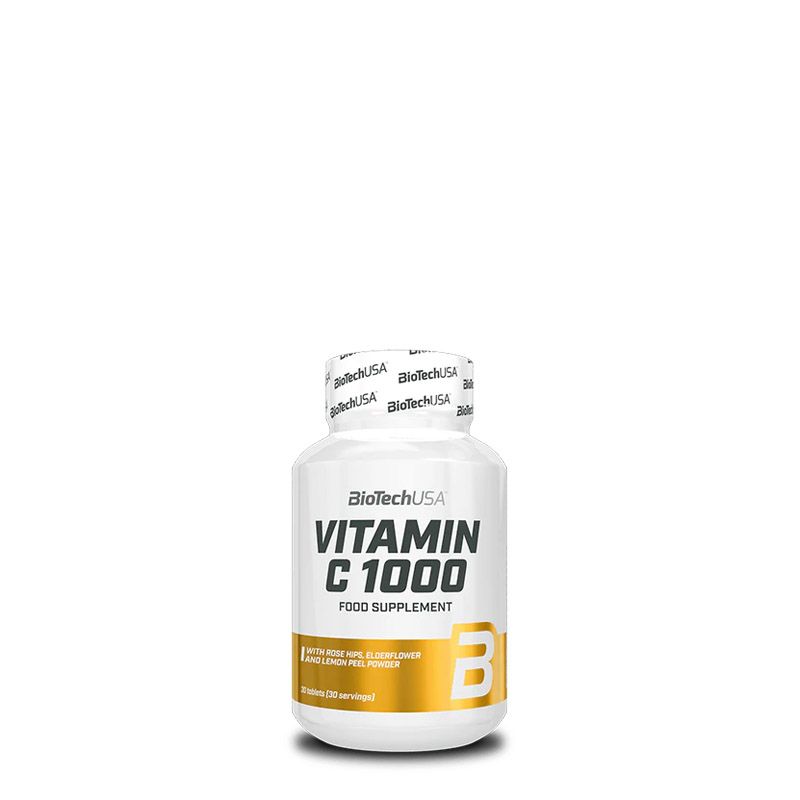 BioTech USA - VITAMIN C 1000 - ENHANCED WITH BIOFLAVONOIDS AND ROSE HIPS - 30 TABLETTA