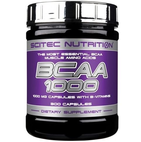SCITEC NUTRITION - BCAA 1000 - 300 KAPSZULA (HG)
