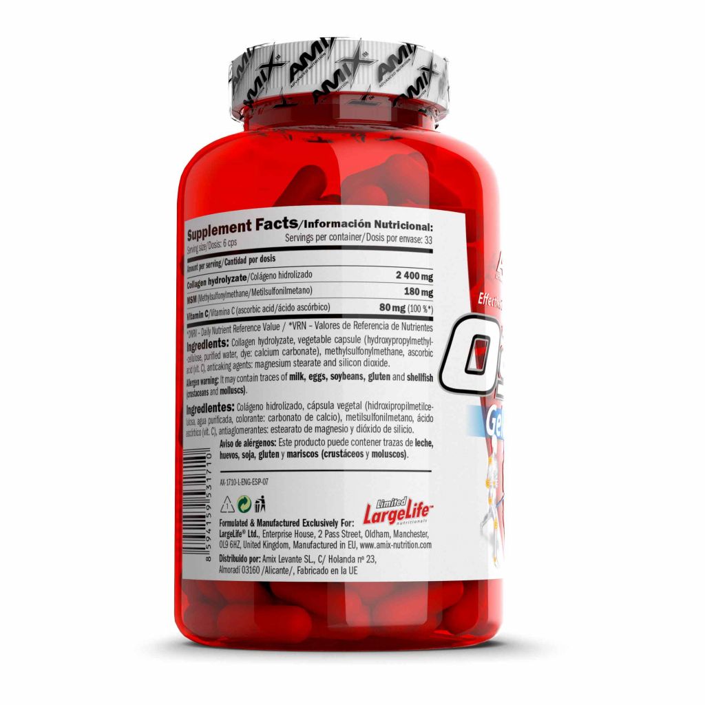 AMIX - OSTEO GELATIN CAPS WITH MSM - THE ULTIMATE JOINT PROTECTOR - 200 KAPSZULA AMIX - OSTEO GELATIN CAPS WITH MSM - THE ULTIMATE JOINT PROTECTOR - 200 KAPSZULA