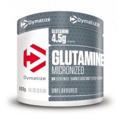 DYMATIZE - GLUTAMINE MICRONIZED - 100% PURE PHARMACEUTICAL GRADE - 400 G