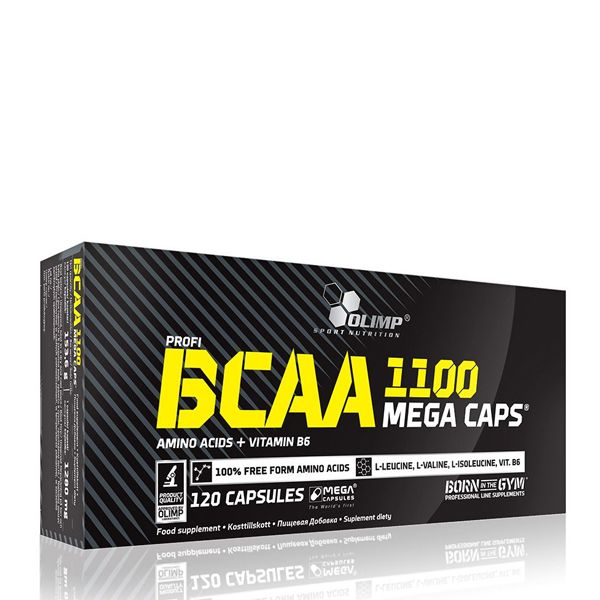 OLIMP SPORT NUTRITION - BCAA 1100 MEGA CAPS - 120 KAPSZULA (HG)