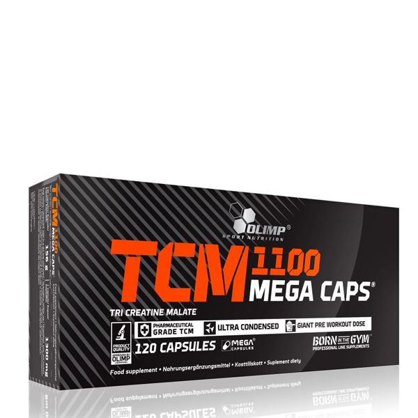 OLIMP SPORT NUTRITION - TCM 1100 MEGA CAPS - TRI CREATINE MALATE - 120 KAPSZULA