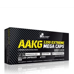 OLIMP SPORT NUTRITION - AAKG 1250 EXTREME MEGA CAPS - L-ARGININE ALPHA-KETOGLUTARATE - 120 KAPSZULA (HG)