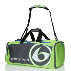6 PACK FITNESS - PRODIGY COLLECTION VARSITY DUFFLE, LIME/GREY - SPORTTÁSKA, VILÁGOSZÖLD/SZÜRKE (NA)