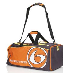 6 PACK FITNESS - PRODIGY COLLECTION VARSITY DUFFLE, ORANGE/PLUM - SPORTTÁSKA, NARANCS/LILA (NA)