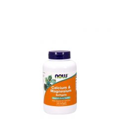 NOW - CALCIUM & MAGNESIUM SOFTGELS - WITH VITAMIN D-3 AND ZINC - 120 KAPSZULA