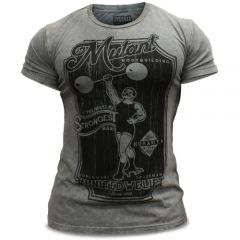 MUTANT - VINTAGE BODYBUILDING TEE - FÉRFI PÓLÓ, SZÜRKE