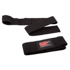 GORILLA WEAR - PADDED LIFTING STRAPS - FELHÚZÓ HEVEDER - FEKETE/PIROS