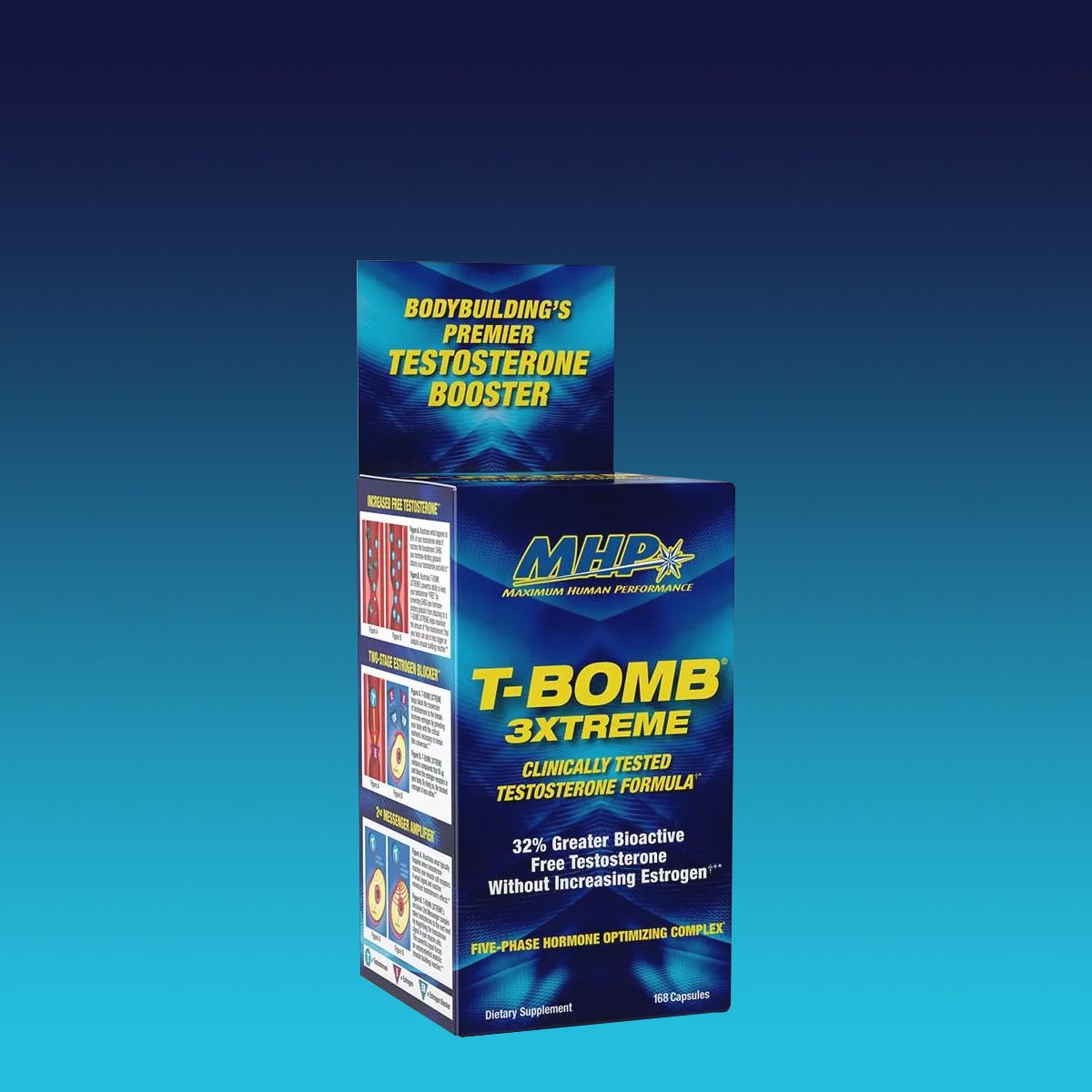 MHP - T-BOMB 3XTREME - FIVE-PHASE HORMONE OPTIMIZING COMPLEX - 168 TABLETTA