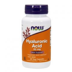 NOW - HYALURONIC ACID WITH MSM - IMPORTANT JOINT LUBRICANT - 60 KAPSZULA