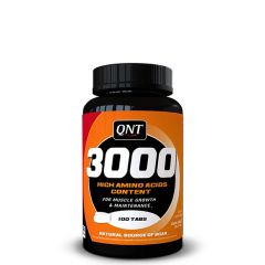 QNT SPORT - AMINO 3000 - HIGH AMINO ACID CONTENT - 100 TABLETTA