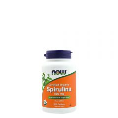 NOW - CERTIFIED ORGANIC SPIRULINA 500 MG - 200 TABLETTA