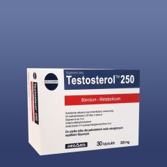 MEGABOL - TESTOSTEROL 250 - TERMÉSZETES ANABOLIZÁTOR NÖVÉNYI SZTEROLOKKAL - 30 KAPSZULA