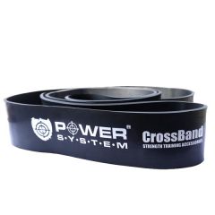 POWER SYSTEM - CROSSBAND ERŐSÍTŐ GUMISZALAG PS 4055 - FEKETE, 64 MM