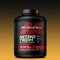 MUSCLETECH - NITRO TECH 100% WHEY GOLD - ULTRA-PURE WHEY FORMULA - 2270 G