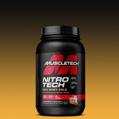 MUSCLETECH - NITRO TECH 100% WHEY GOLD - ULTRA-PURE WHEY FORMULA - 910 G