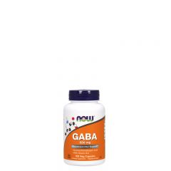 NOW - GABA 500 MG WITH VITAMIN B-6 - NEUROTRANSMITTER SUPPORT - 100 KAPSZULA