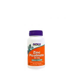 NOW - ZINC PICOLINATE 50 MG - SUPPORTS ENZYME FUNCTIONS - 120 KAPSZULA