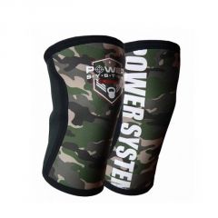 POWER SYSTEM - CROSSFIT KNEE SLEEVES PS 6032 - 5 MM - KOMPRESSZIÓS TÉRDVÉDŐ, TEREPMINTÁS