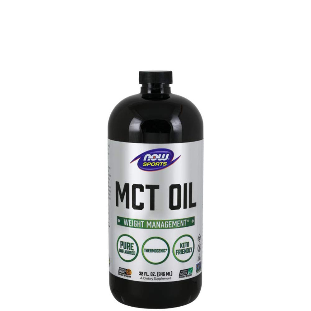 NOW - PURE MCT OIL - SUPPORTS A HEALTY BODY COMPOSITION - 946 ML