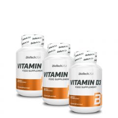 BIOTECH USA - VITAMIN D3 - 3 x 60 TABLETTA