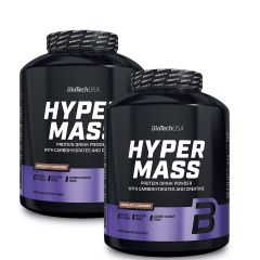 BioTech USA - HYPER MASS - PROTEIN CARB FUSION - 2 x 4000 G