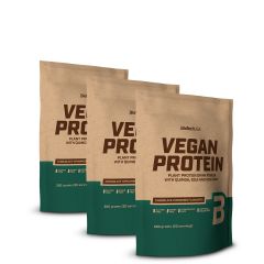 BioTech USA - VEGAN PROTEIN - PLANT PROTEIN DRINK POWDER - 3 x 500 G