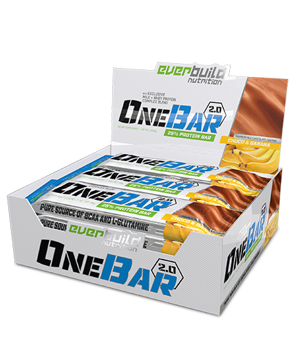 EVERBUILD NUTRITION - ONE BAR 2.0 BOX - 12 DB EVERBUILD NUTRITION - ONE BAR 2.0 BOX - 12 DB