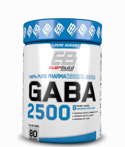 EVERBUILD NUTRITION - 100% PURE GABA 2500 - 200 G