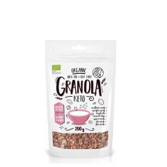 DIET FOOD - 100% BIO, LOW CARB KETO GRANOLA - 200 G