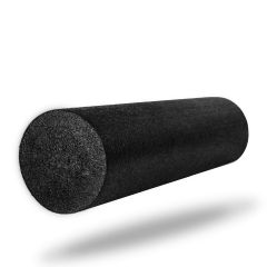 BLACK FOAM ROLL - TÖMÖR KEMÉNYHAB MASSZÁZSHENGER, FEKETE - 60 CM