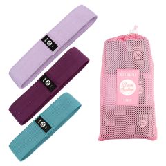 POWER SYSTEM - COLORED BOOTY BAND SET PS 4097 - SZÍNES ALAKFORMÁLÓ TEXTIL - GUMIPÁNT SZETT 3 DB-OS