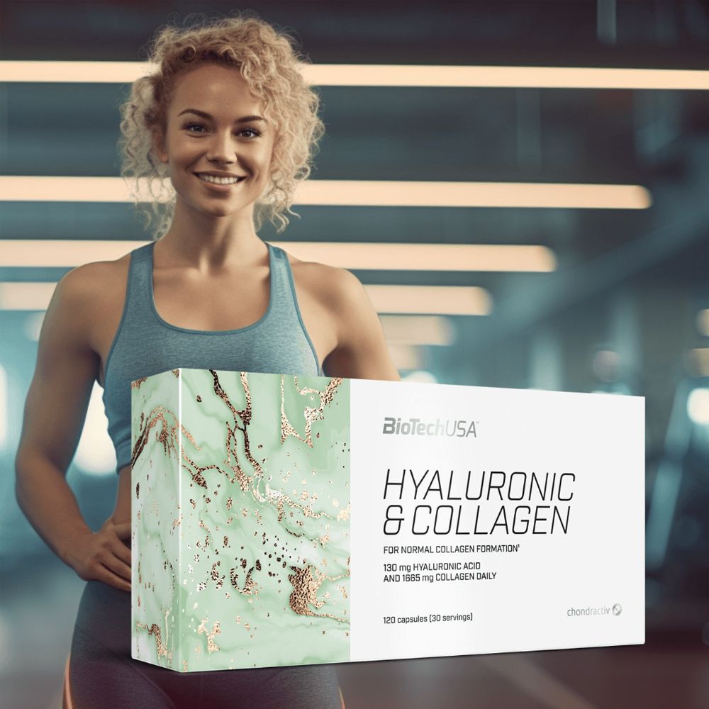 BioTech USA - HYALURONIC & COLLAGEN - 120 KAPSZULA