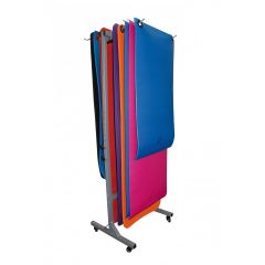 SVELTUS - MAT TROLLEY - GURULÓS FITNESZ MATRAC ÁLLVÁNY