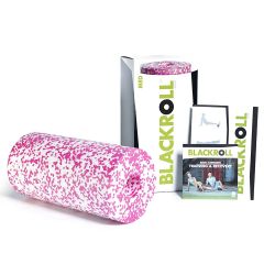 BLACKROLL - MED - SMR MASSZÁZSHENGER - FEHÉR- PINK - 30x15 CM