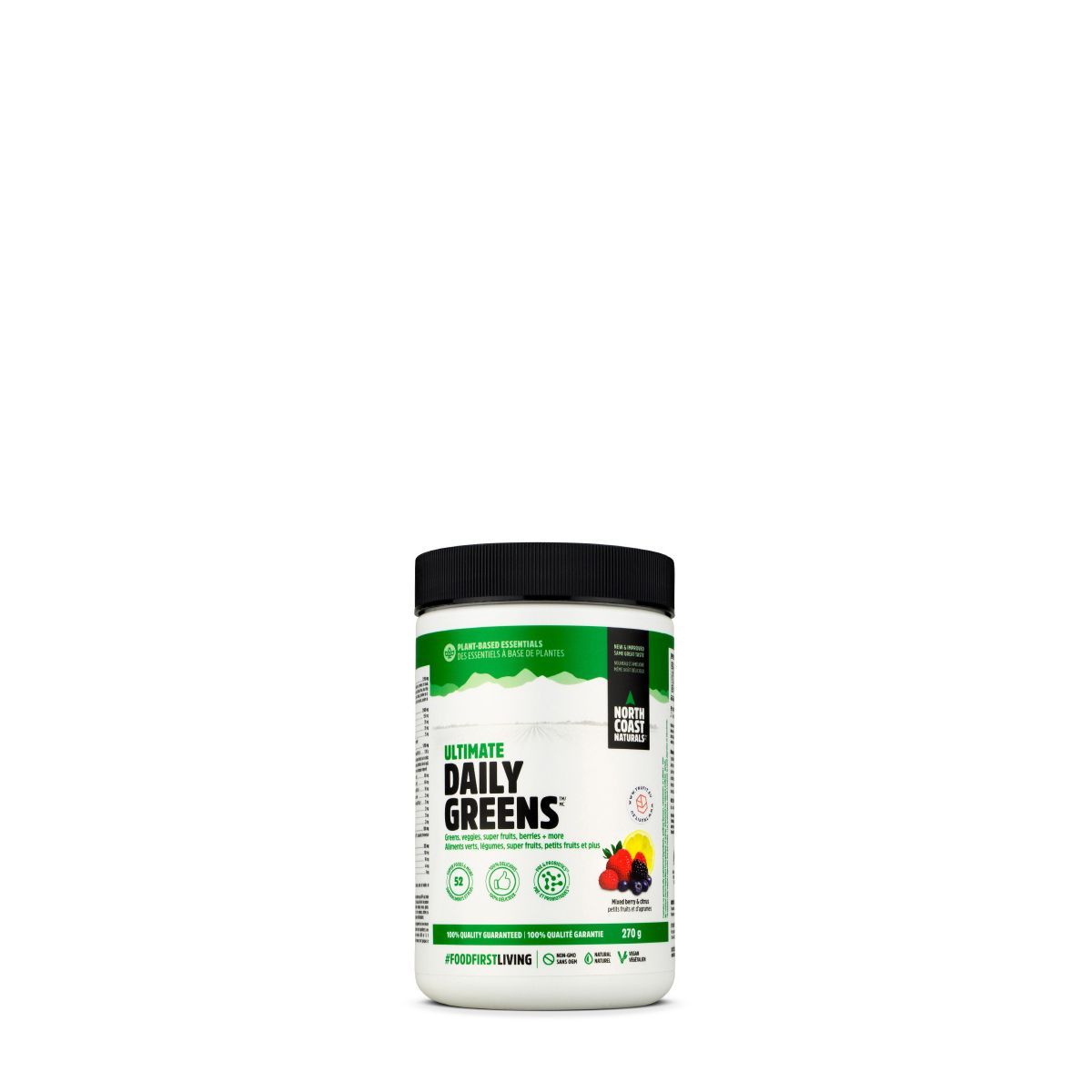NORTH COAST - ULTIMATE DAILY GREENS - GREENS, VEGGIES, SUPER FRUITS, BERRIES AND MORE - 270 G
