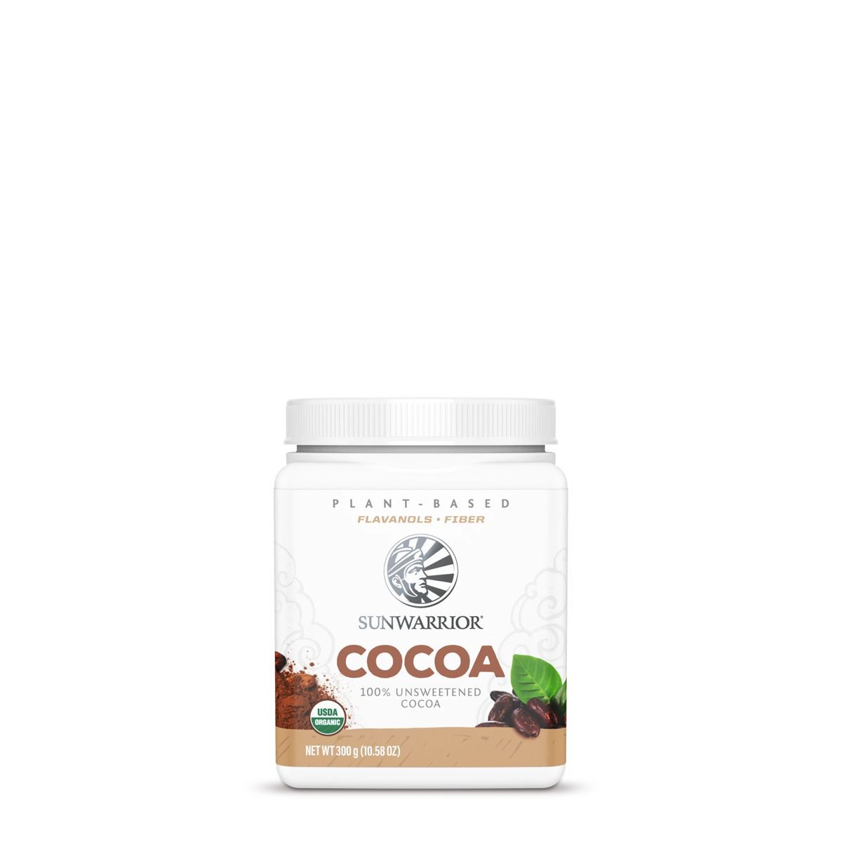 SUNWARRIOR - 100% UNSWEETENED COCOA - 300 G