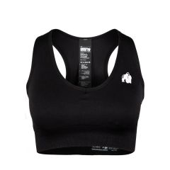 GORILLA WEAR - NEIRO SEEMLESS SPORT BRA - BLACK - NEIRO SEEMLESS SPORTMELLTARTÓ - FEKETE