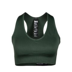 GORILLA WEAR - NEIRO SEEMLESS SPORT BRA - ARMY GREEN - NEIRO SEEMLESS SPORTMELLTARTÓ - KATONAZÖLD