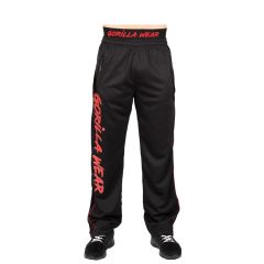 GORILLA WEAR - MERCURY MESH PANTS - BLACK/RED - MERCURY MESH NADRÁG - FEKETE/PIROS