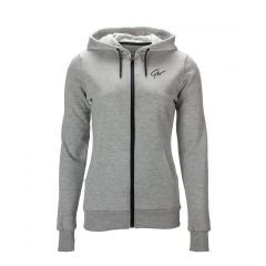 GORILLA WEAR - PIXLEY ZIPPED HOODIE - GREY - PIXLEY CIPZÁRAS KAPUCNIS PULÓVER - SZÜRKE