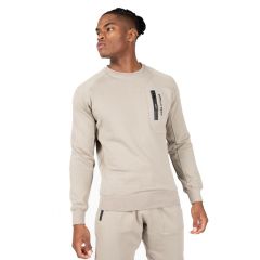 GORILLA WEAR - NEWARK SWEATER - BEIGE - NEWARK PULÓVER - BÉZS