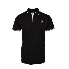 GORILLA WEAR - DELANO POLO - BLACK/WHITE - DELANO PÓLÓ - FEKETE/FEHÉR